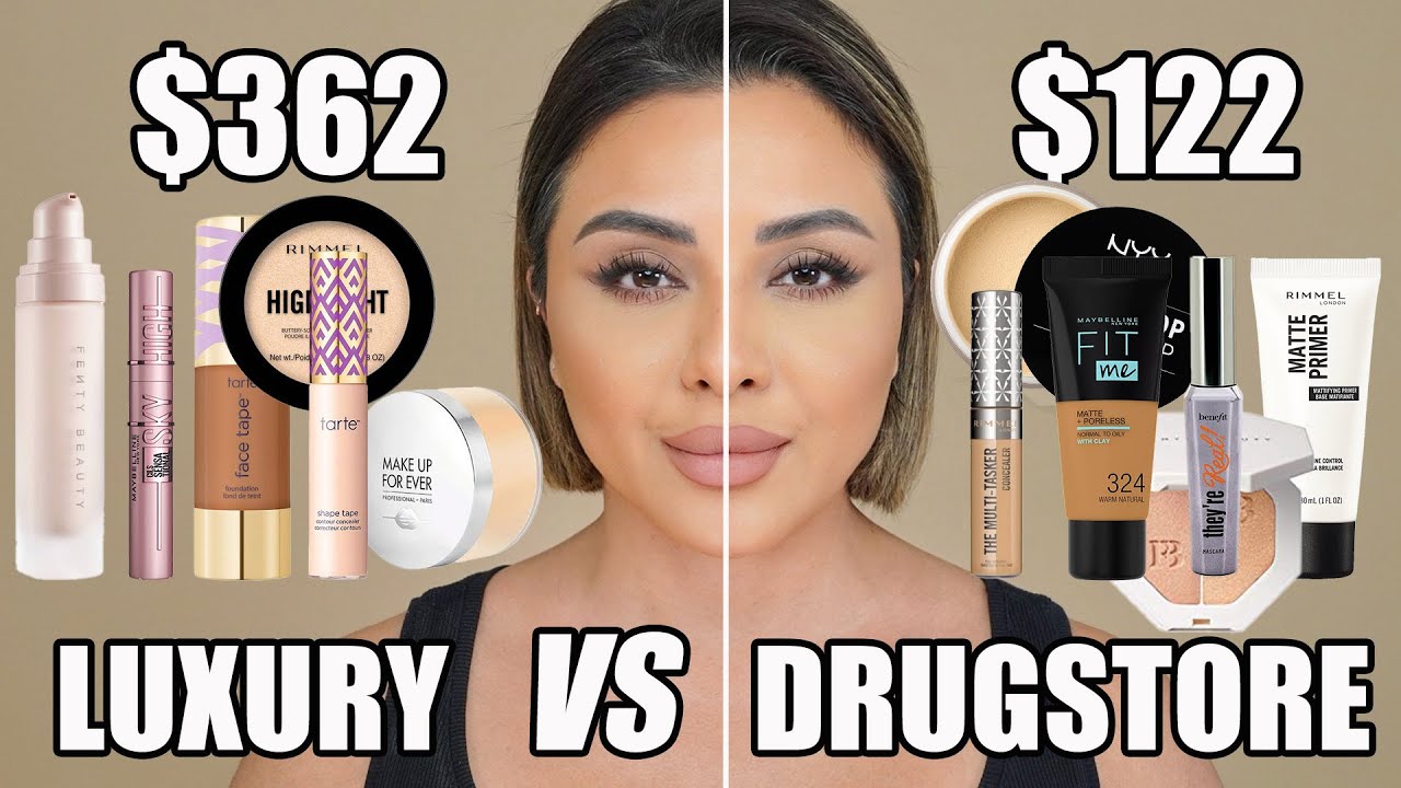 Drugstore Makeup vs High End Makeup | Nina Ubhi
