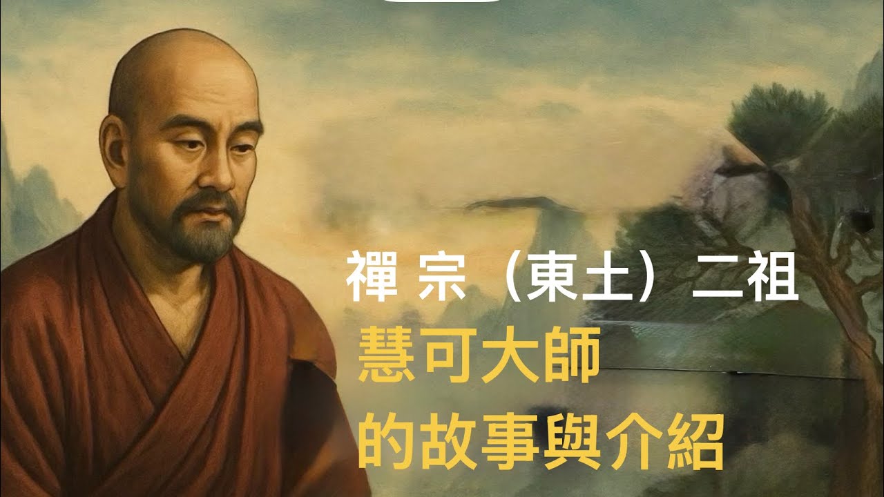 （25/10/31）禪宗二祖-慧可大師的故事與介紹
