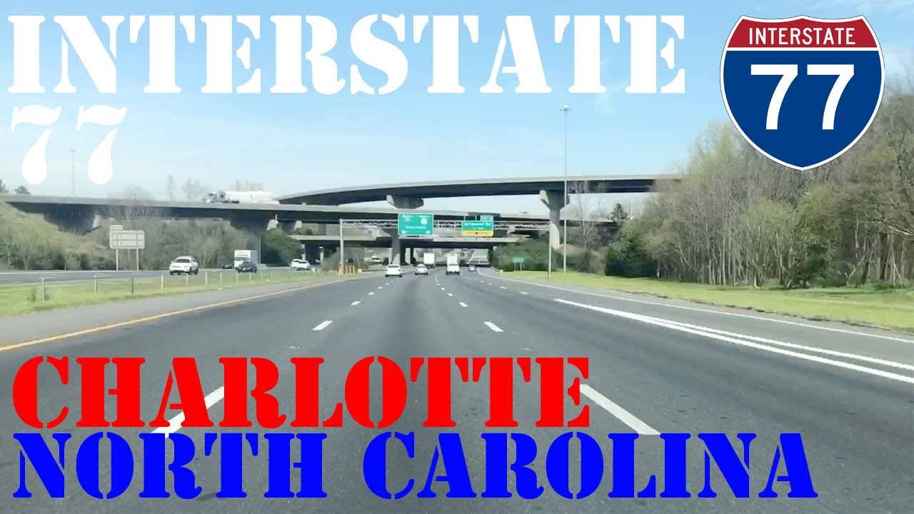 I-77 North - Charlotte - ALL Express Lanes OPEN - North Carolina - Highway Drive