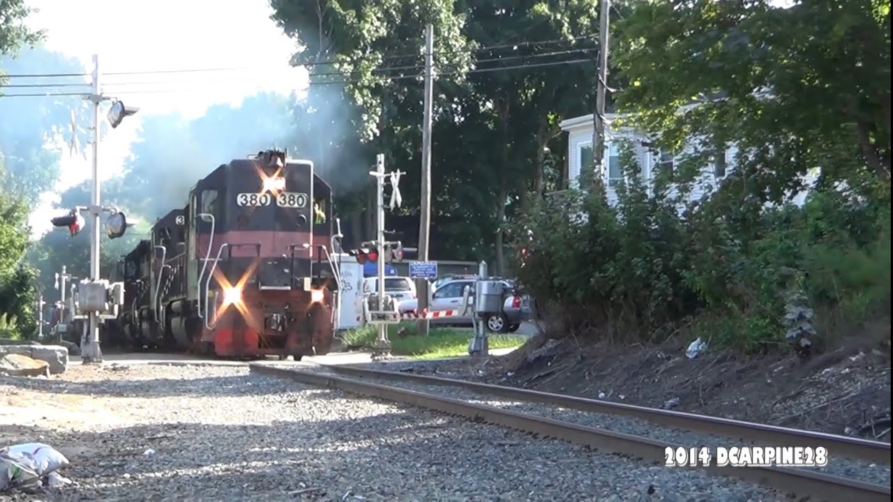 Pan Am & Amtrak Trains In Southern Maine 2014 | Pt.  1