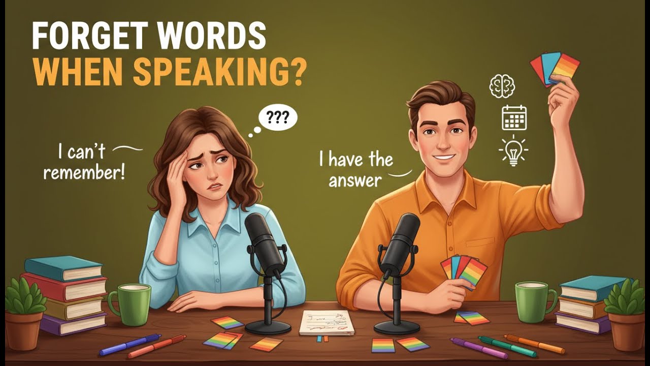 ПРОСТАЯ РАЗГОВОРНАЯ АНГЛИЙСКАЯ ВЕРСИЯ | ЗАБЫВАЕТЕ СЛОВА ВО ВРЕМЯ РАЗГОВОРА? ТАК РАЗДРАЖАЕТ! | ПОД...