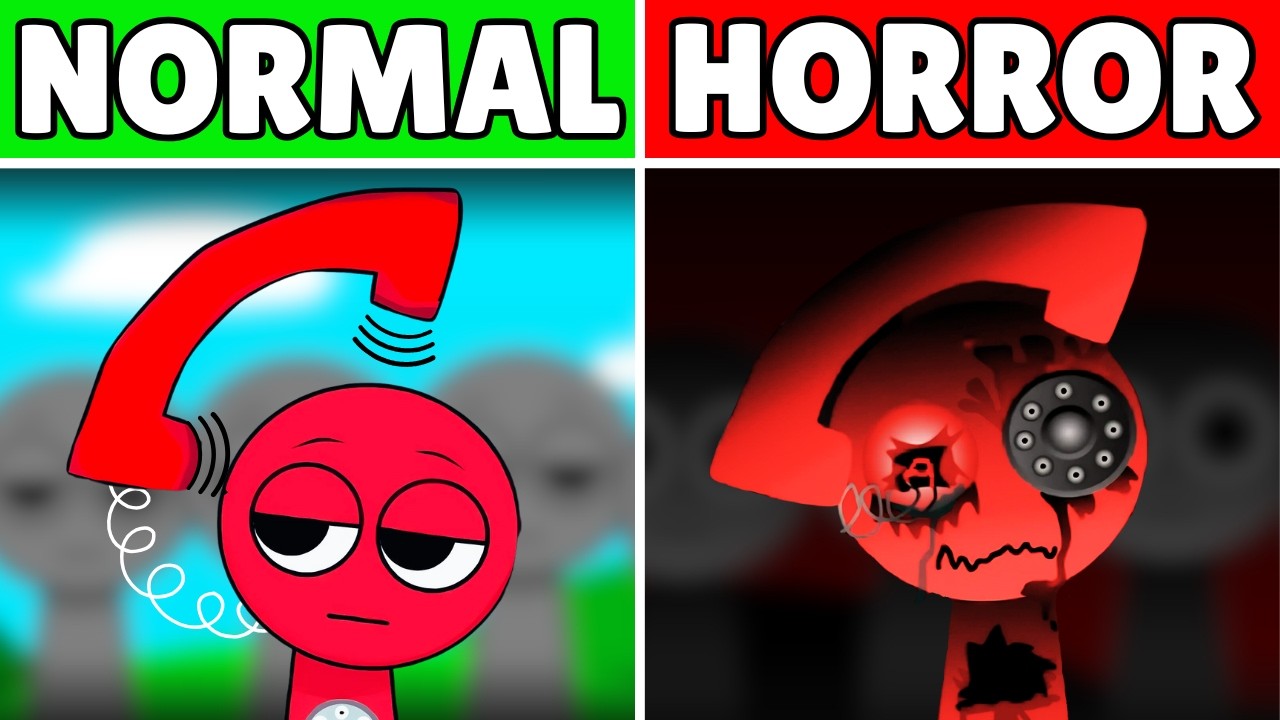 Incredibox Sprunki Oc - Normal VS Horror Versions!