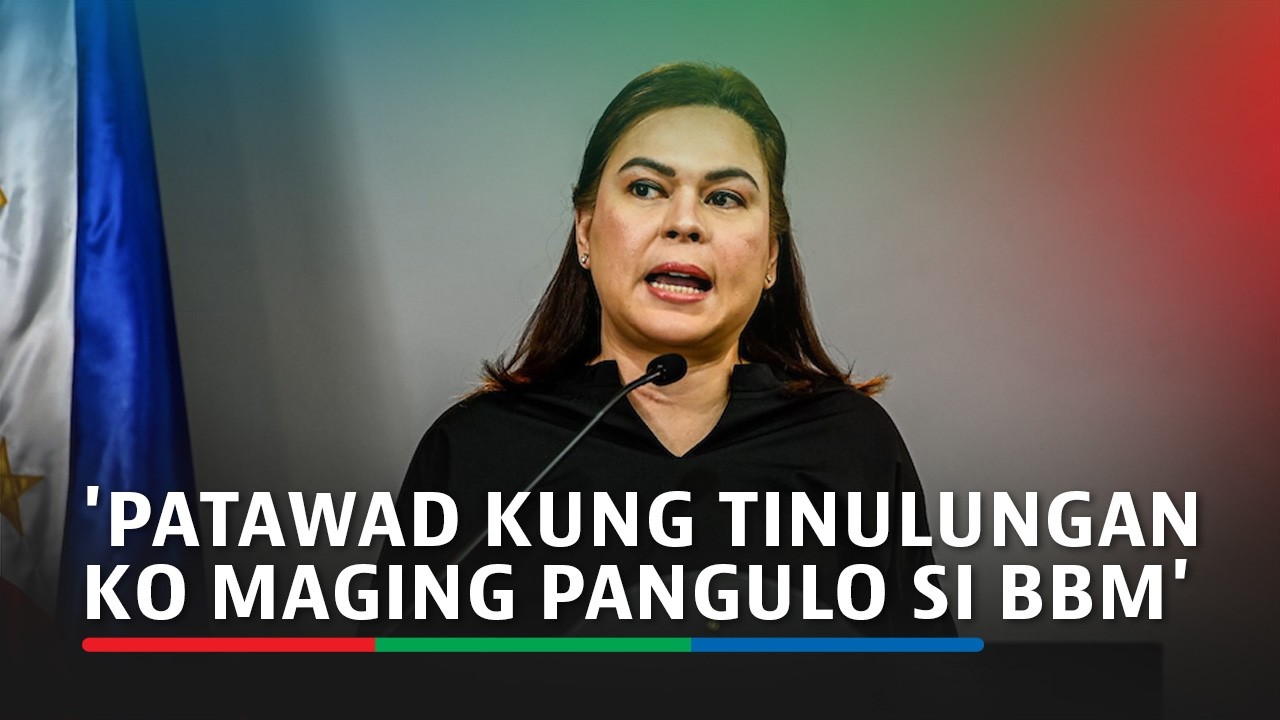 Sara Duterte sinabing 'hindi tapat sa bayan' si Marcos