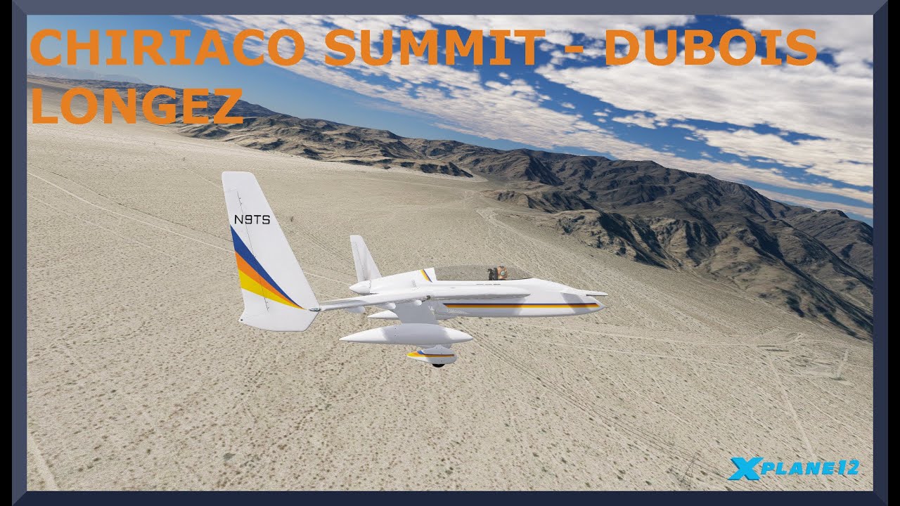 Chiriaco Summit (L77) to Dubois (KDUB) | LongEZ | X-Plane 12