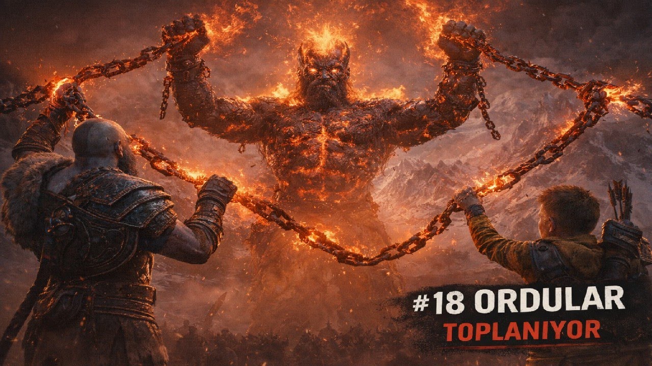 God of War Ragnarök | Bölüm 18 ⚔️Kıyametin Kapıları Açılıyor: Surtr Serbest