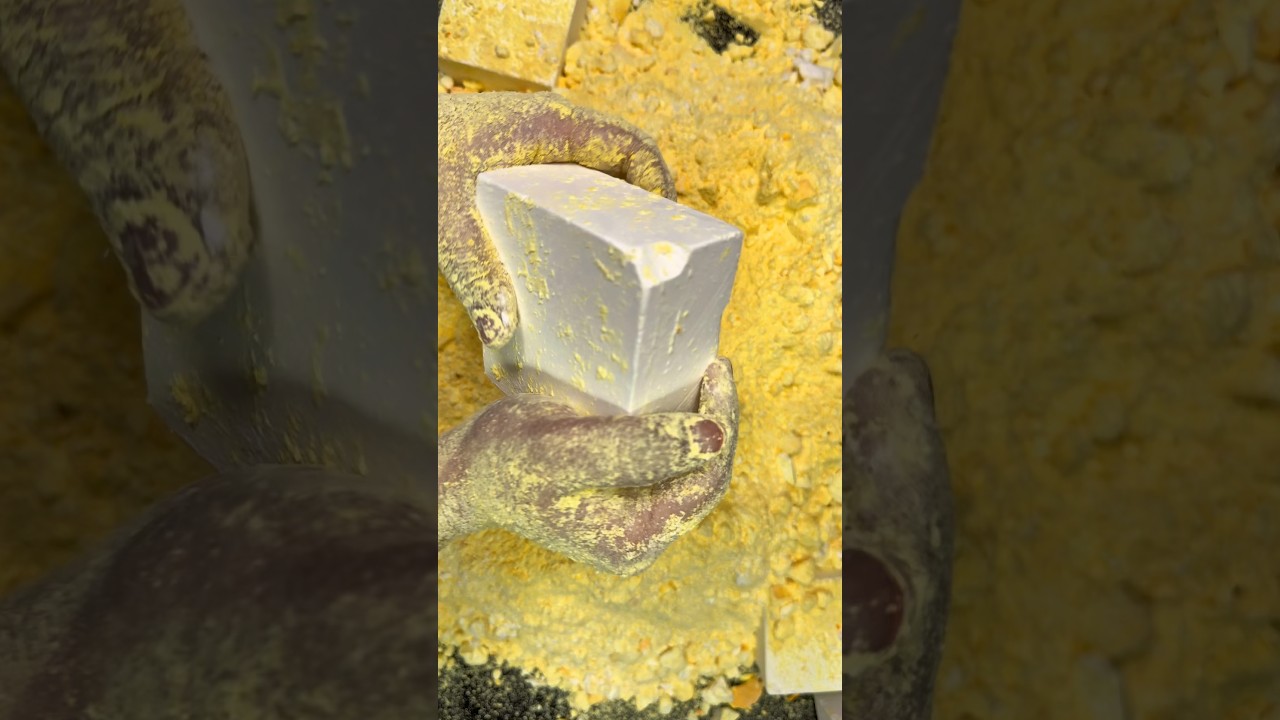 Break Chalk ASMR Crushing Video #shorts #relax #nature