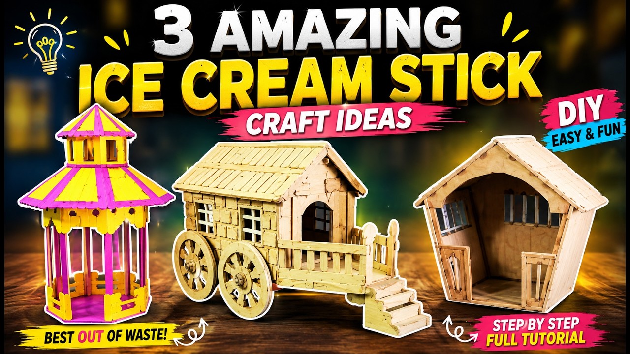 DIY Decorations craft with Cardboard