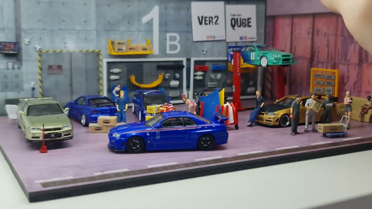FirstLook INNO64 Nissan Skyline GT-R (R34) NISMO R-TUNE Bayside Blue in 4K!