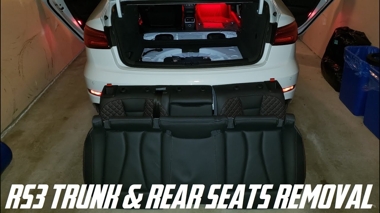 How To Remove Your RS3 Rear Seats