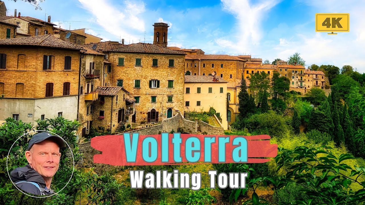Volterra | Walking Tour | Toskana | Italy | 🇮🇹 [4K]