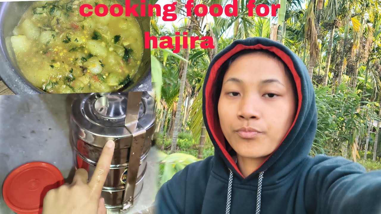 Cooking for hajira aunts at my field working along with my mom || Bamboo shoots dry and papaya 🤤🤤 