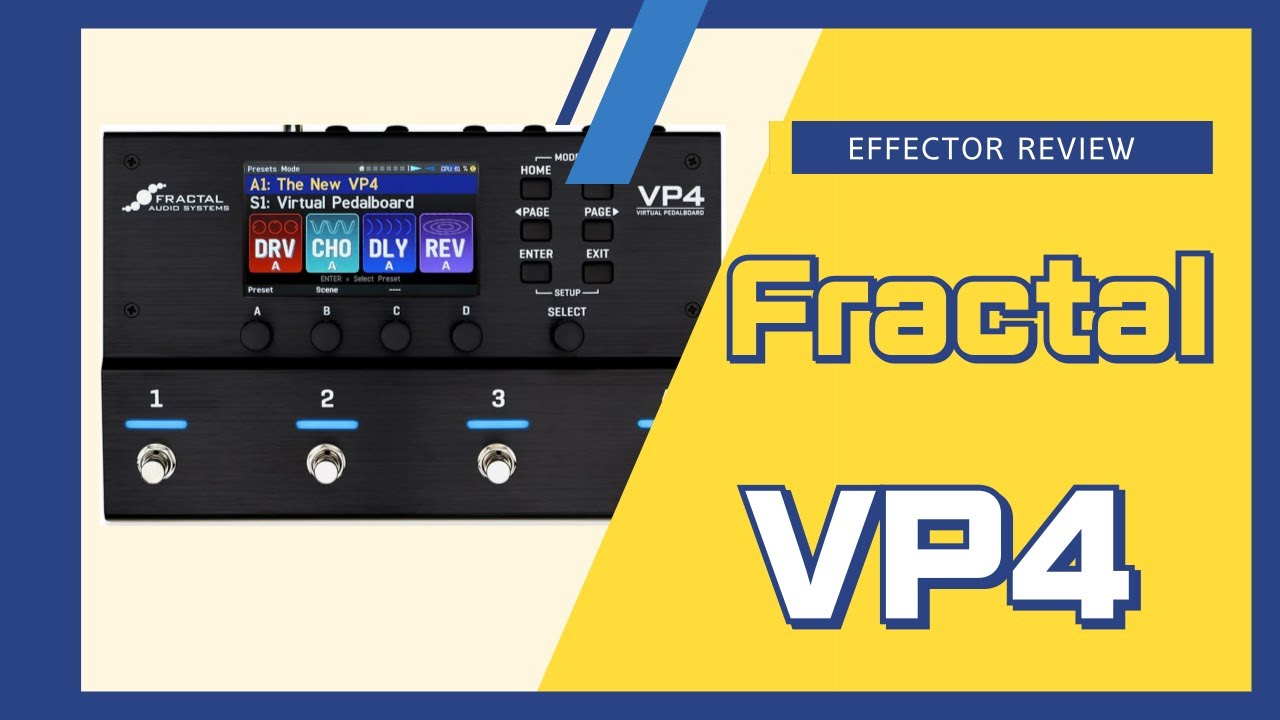 버추얼 페달보드가 뭔데? Fractal Audio VP4 (ENG/JPN/SUB)