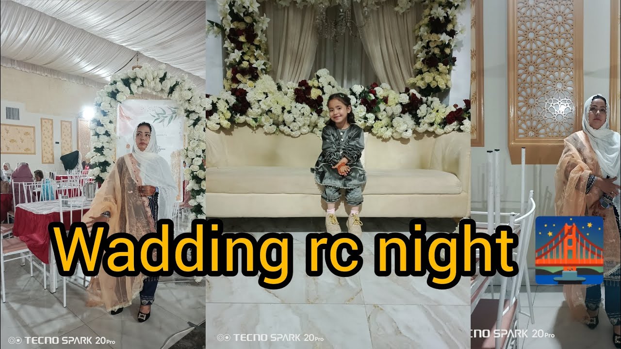 A night going to wadding rc امشب عروسی رفتیم جای دوستا خالی ♥️