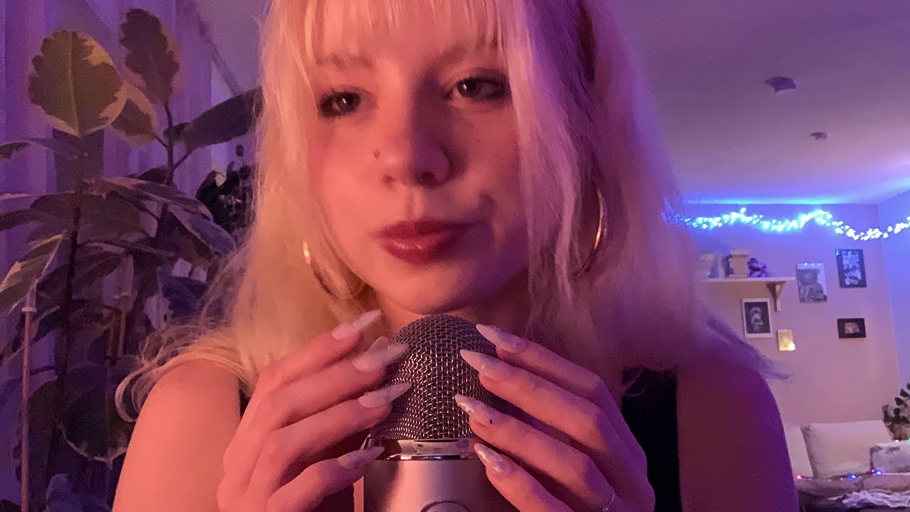 ASMR | bare mic scratching & tapping 💜✨