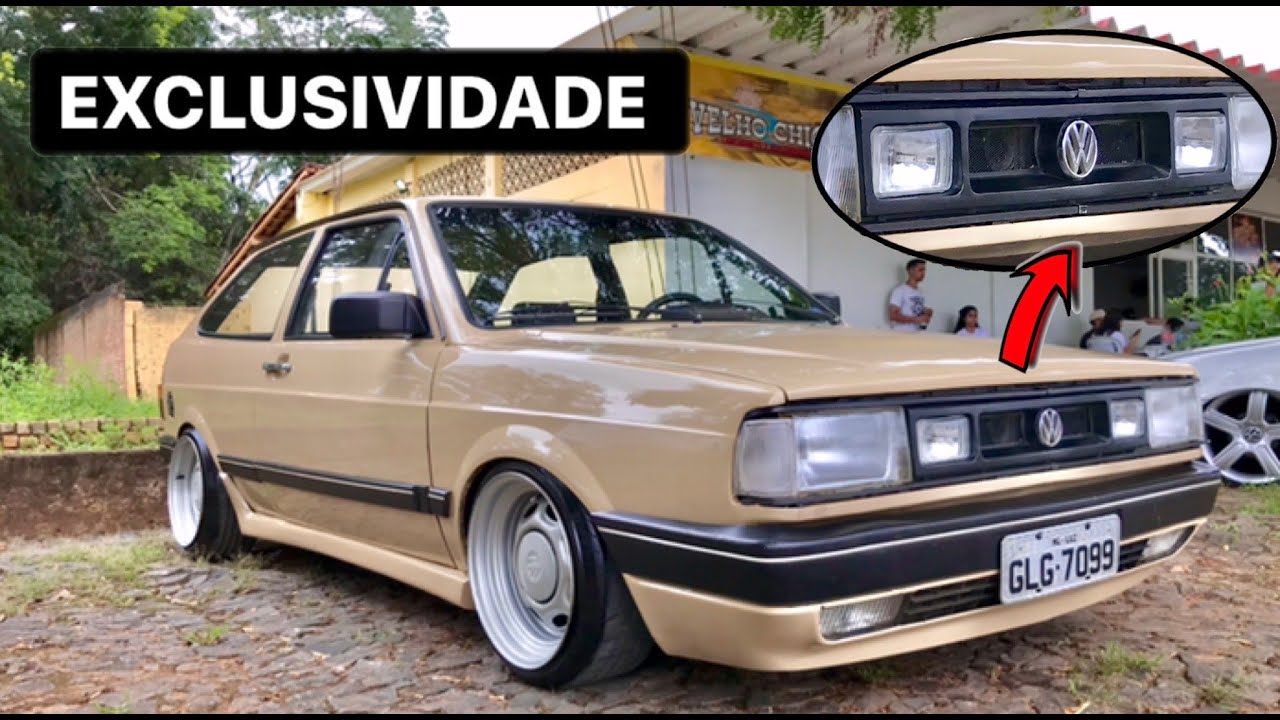 GOL QUADRADO REBAIXADO - RODAS TALUDAS E GRADE FRONTAL DIFERENCIADA 😍