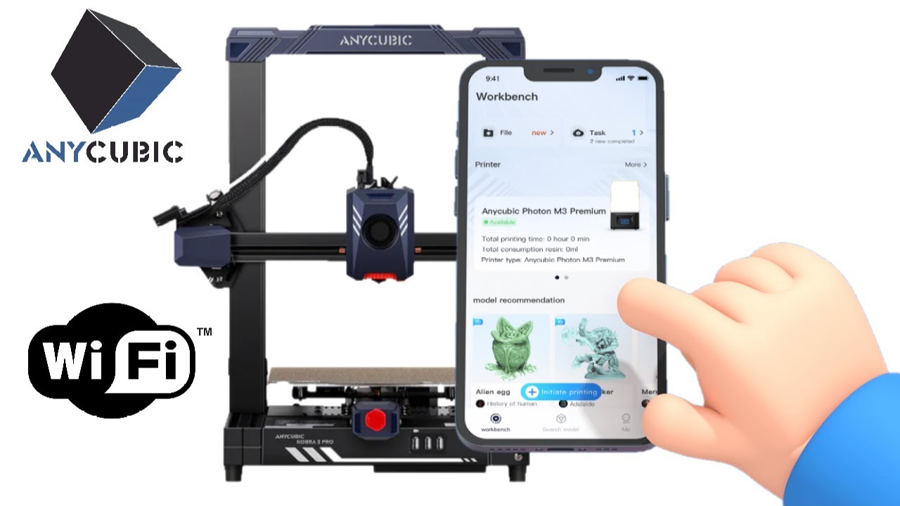 Anycubic Kobra 2 Pro - WiFi 3D printing - No PC required!