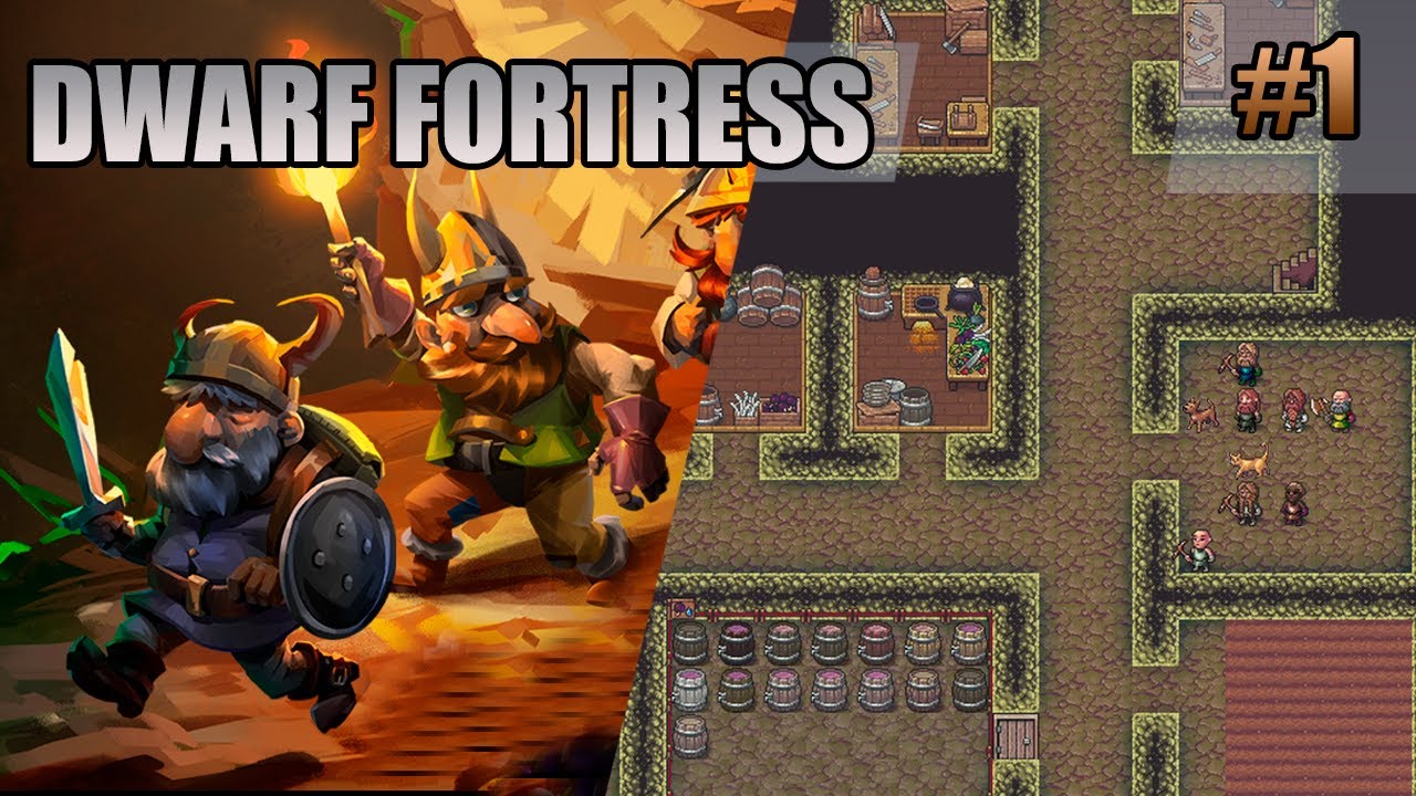 1 Крепость гномов // Dwarf Fortress прохождение // Первый сезон