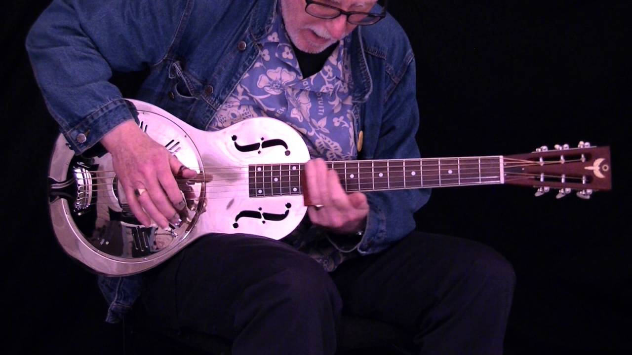 Icarus Minolian Resonator Guitar played by Pete Harris