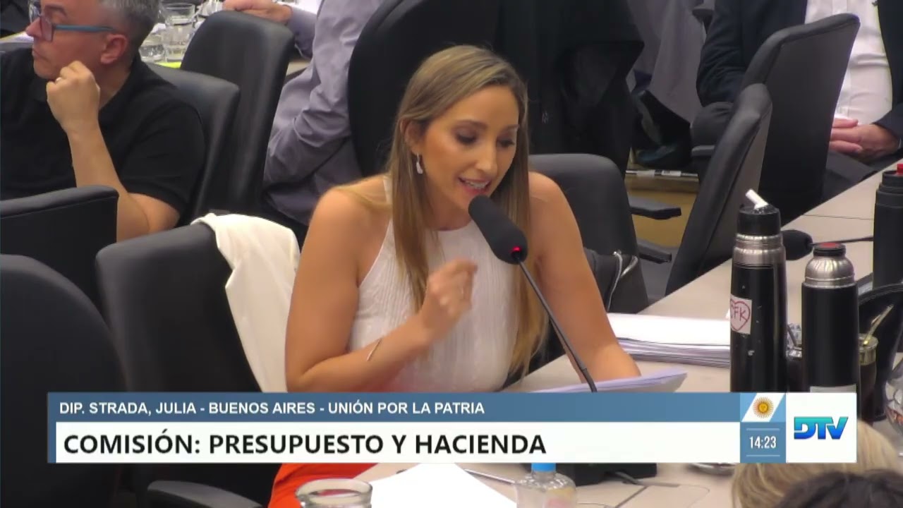 Julia Strada | Comisión de Presupuesto y Hacienda