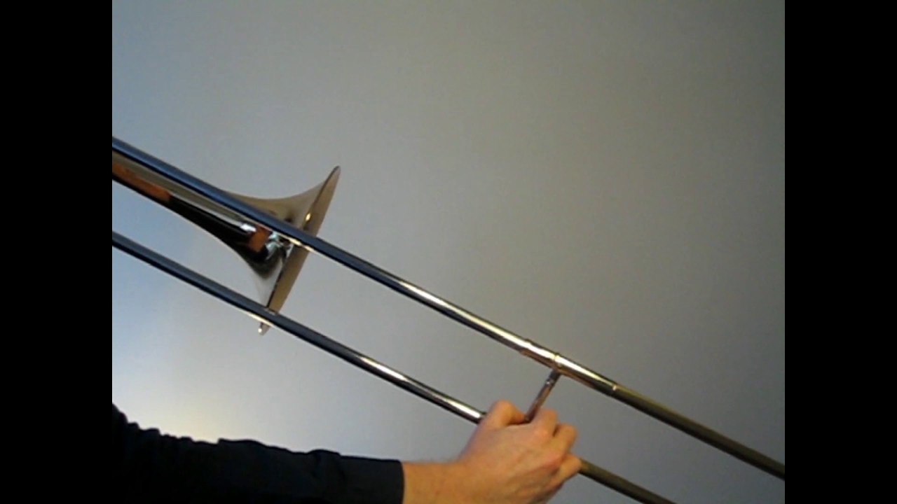 Learn to play F major scale on trombone