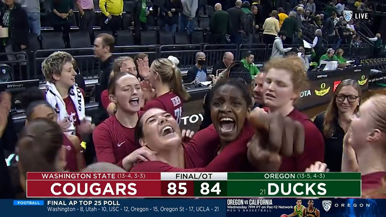 WSU WBB: Highlights at #21 Oregon 1/15/23