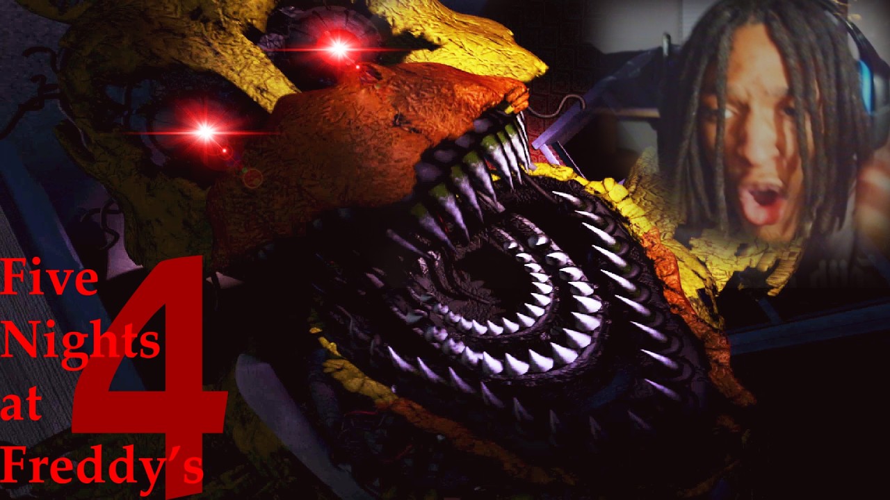 THIS IS THE SCARIEST FNAF GAME I EVER PLAYED - FNAF 4