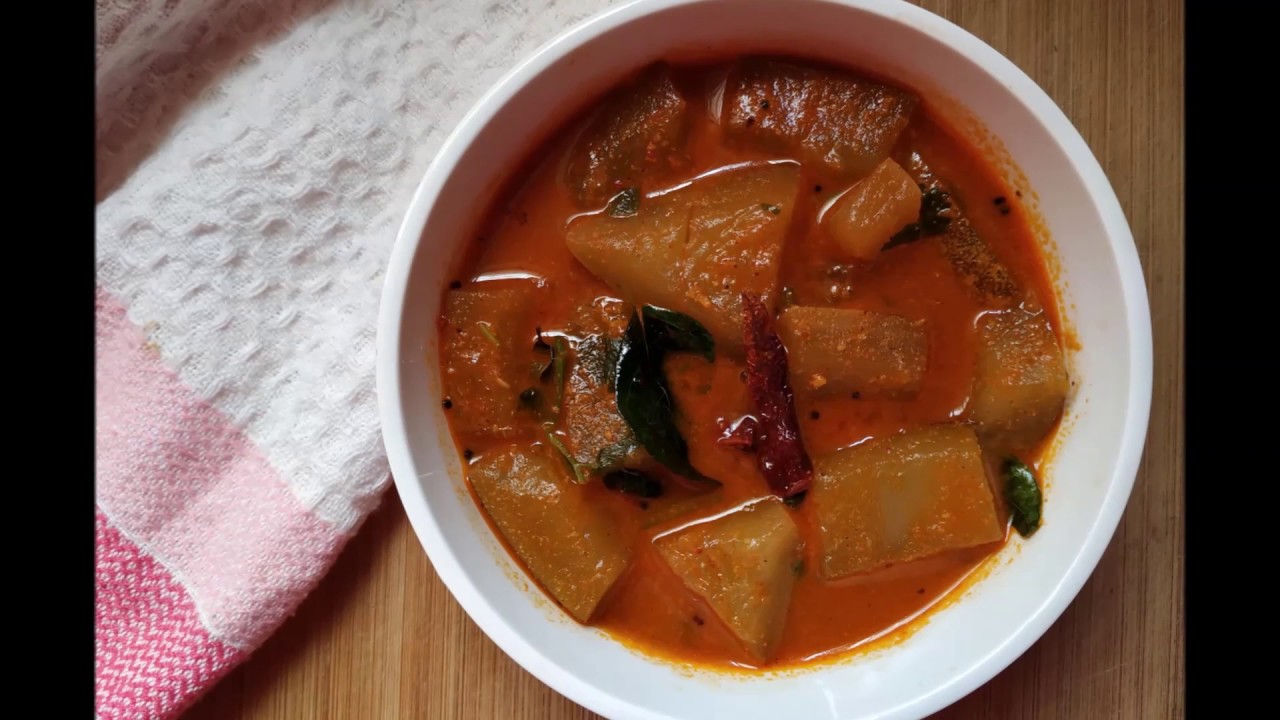 ತೌತೆ ಪುಳಿ ಕೊದ್ದೆಲ್ | Sauthe Koddel | Sauthe Puli Koddel | Mangalore Cucumber Sambar recipe in Tulu