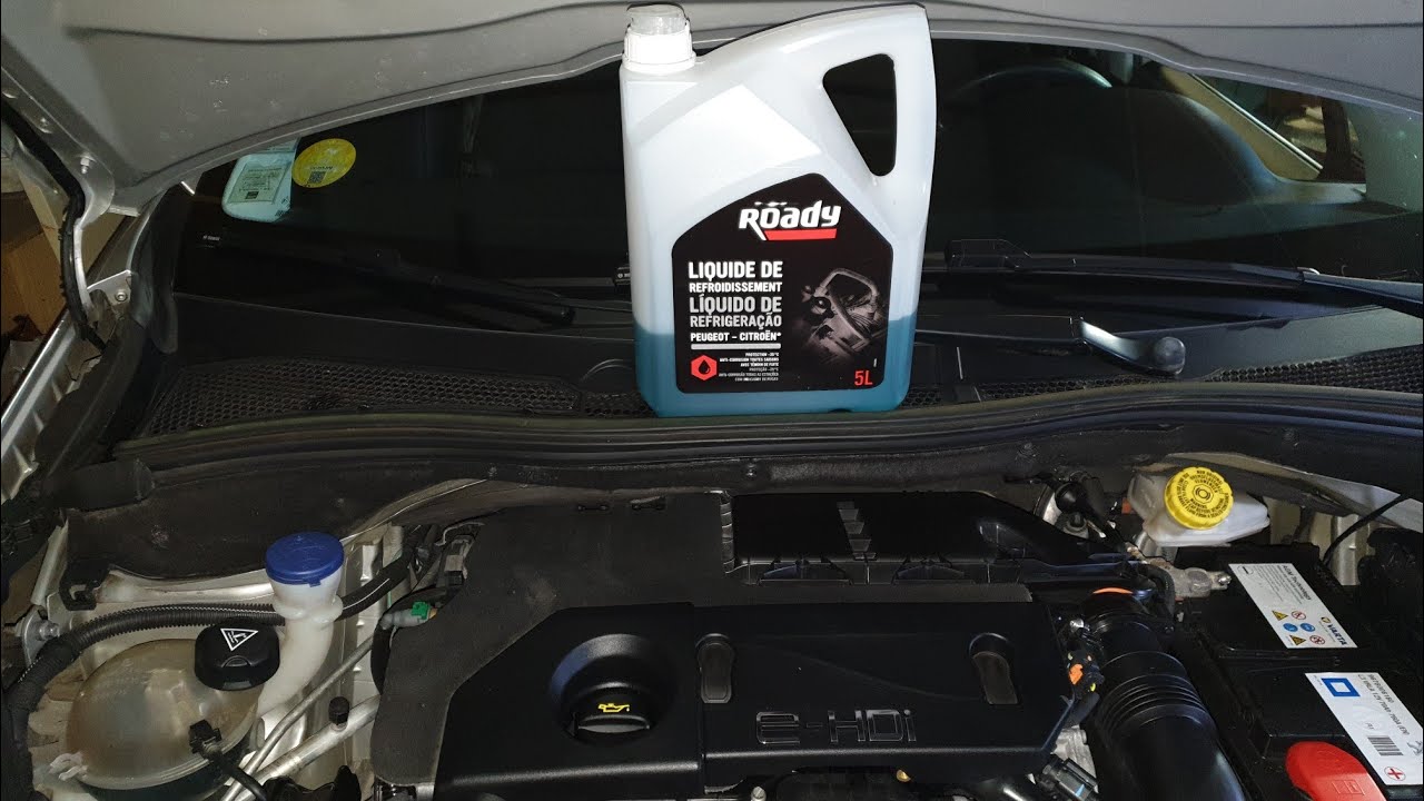 Vidange LIQUIDE de REFROIDISSEMENT, facile ? (LDR) peugeot 208 1.6 ehdi