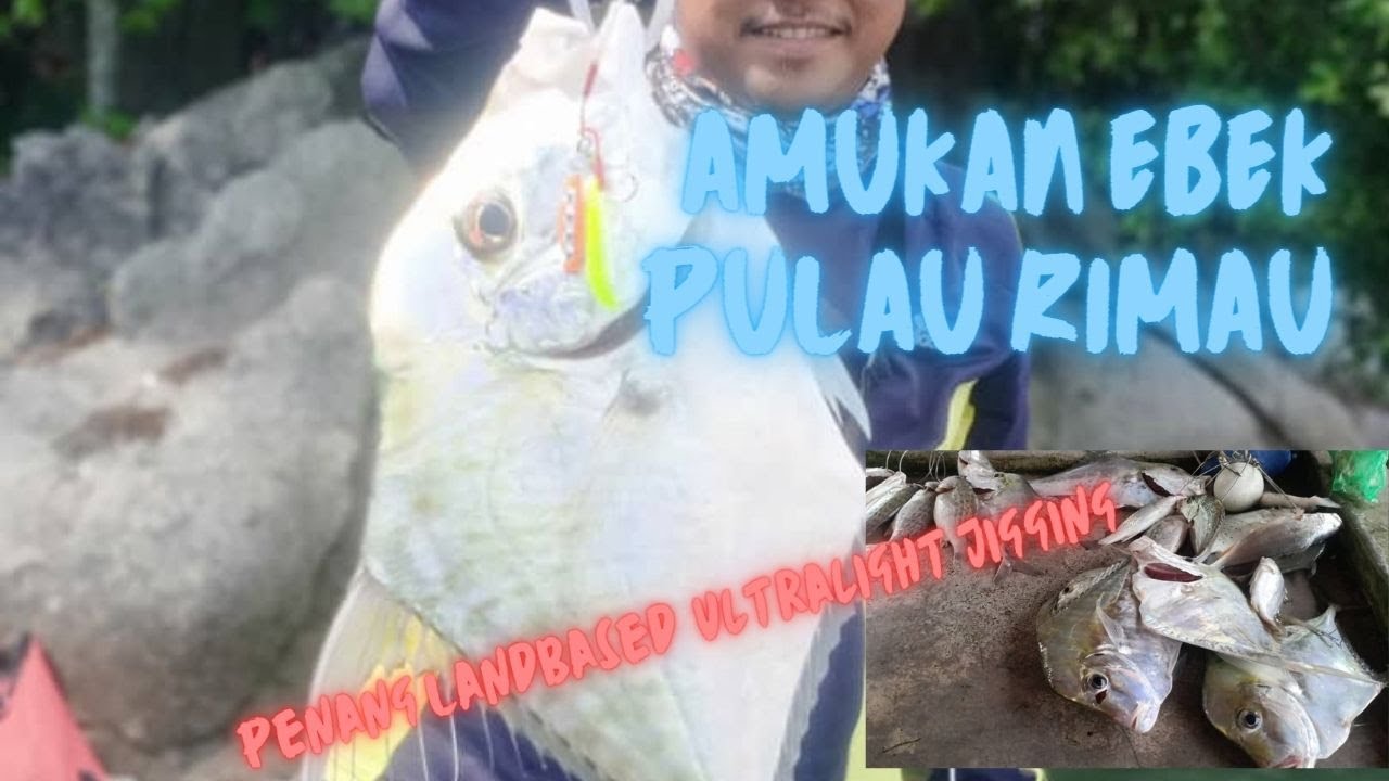 Ultralight Vlog 1 |  Landbased Jigging Penang - Amukan Ebek Pulau Rimau