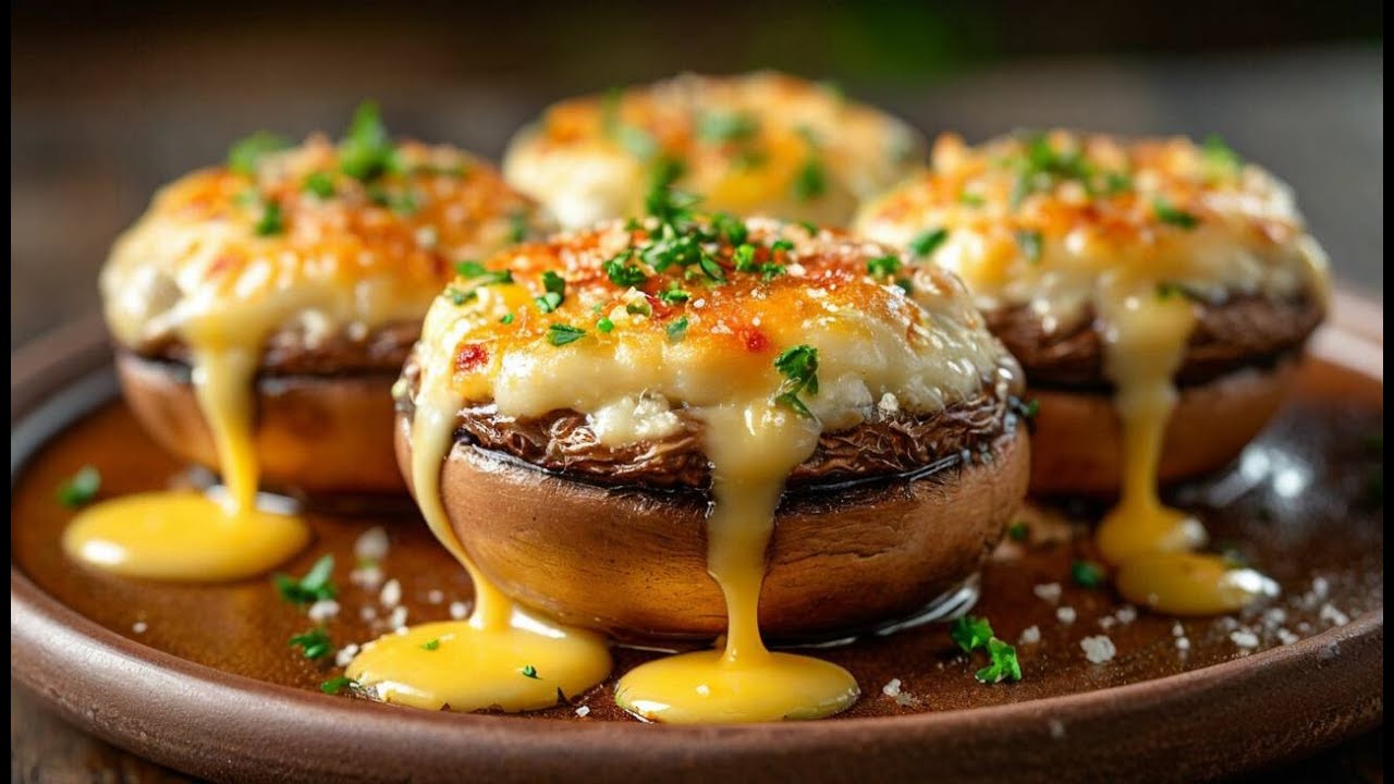 Diese gefüllten Champignons könnte ich jeden Tag essen. Freunde sind begeistert!