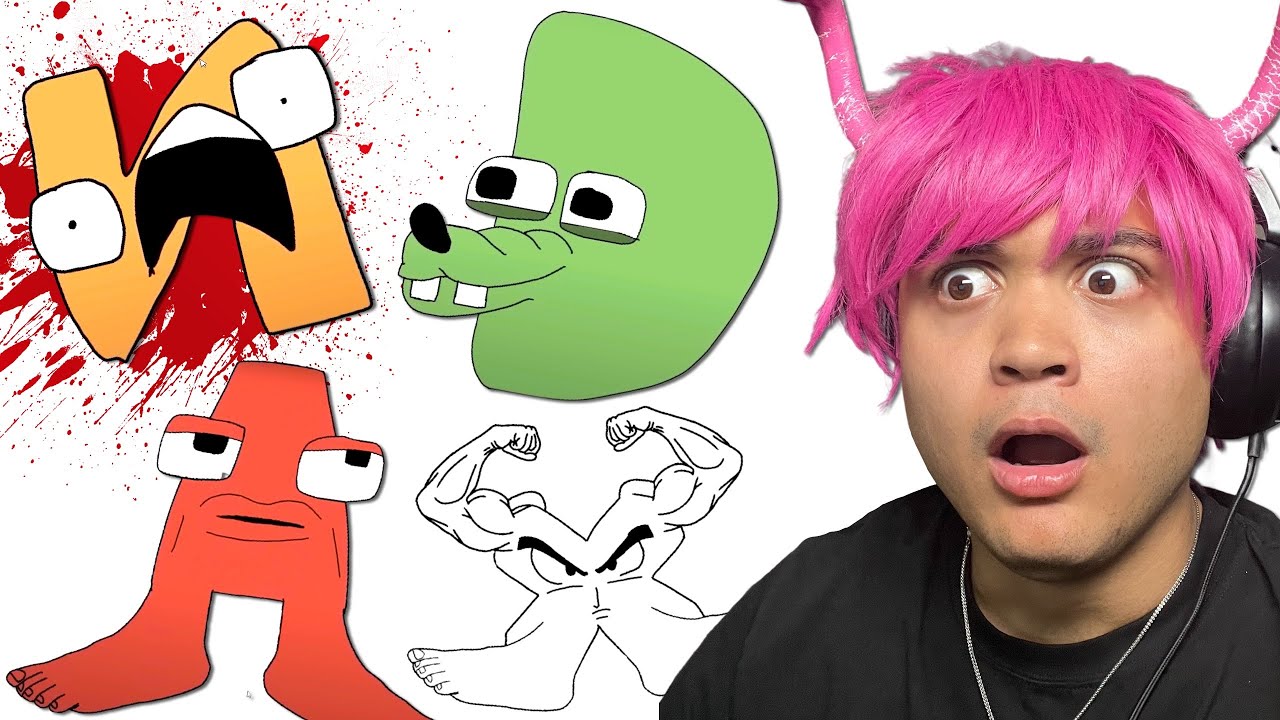 Alphabet Lore but I ruined it is disturbing... | (MVPerry Reacts to Puffymillie)