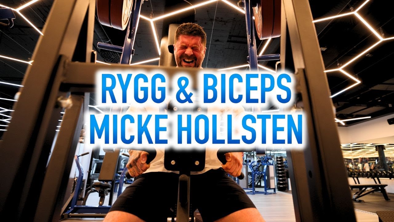 Lär dig träna Rygg & Biceps med Mikael Hollsten