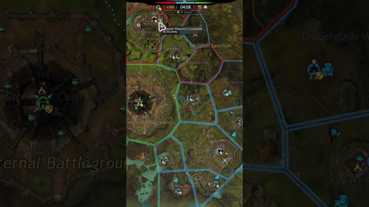 Когда тебе угрожают в WvW #шорты #guildwars2 #gw2