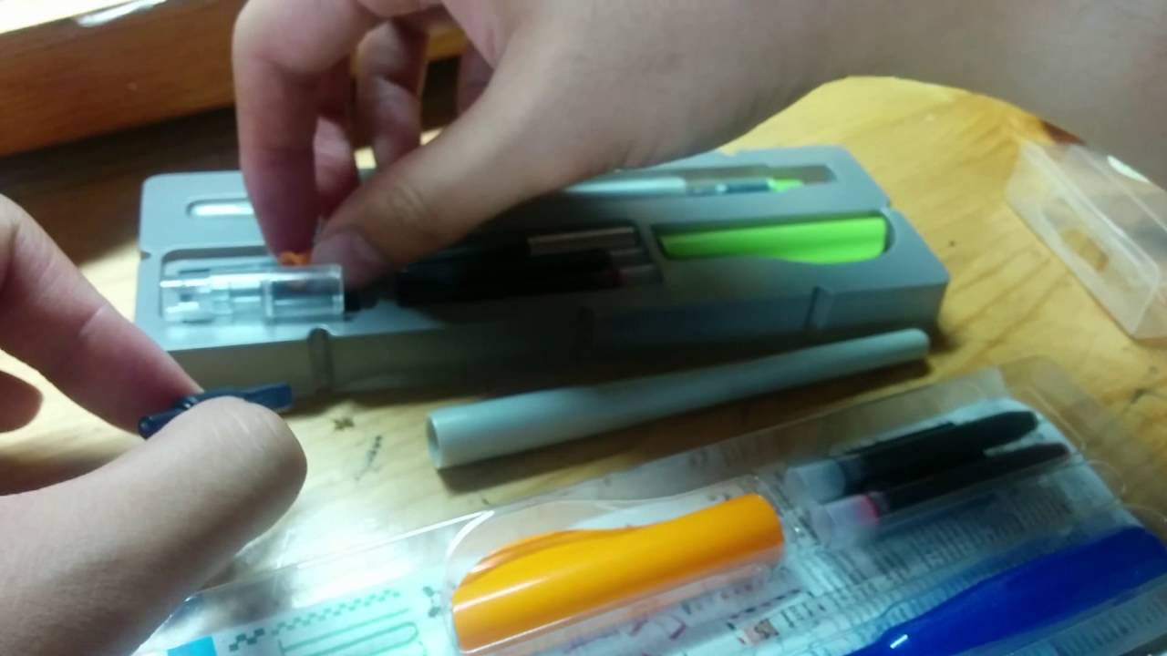 百樂平行筆拆解示範