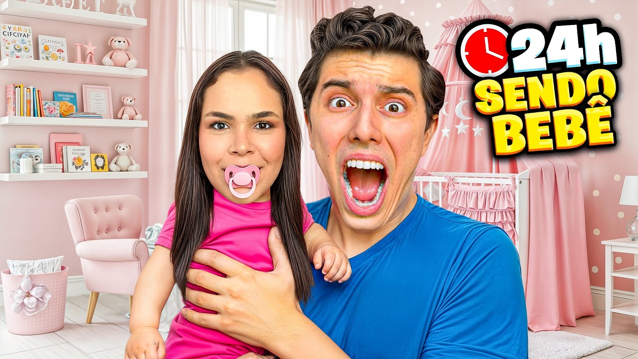 VIREI UM BEBÊ POR 24 HORAS *deu ruim