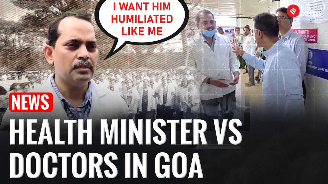 Goa Health Minister Vishwajit Rane In A Fix As Goa Hospital CMO Demands Public Apology