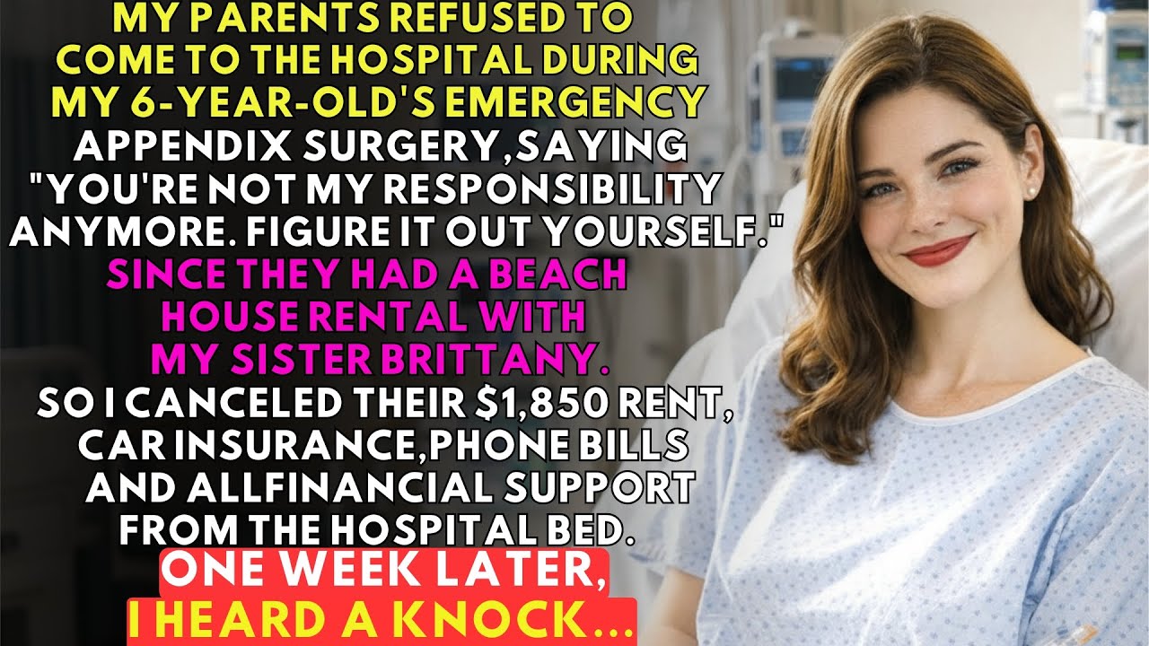 My Parents Refused To Come To The Hospital During My Daughter's Emergency Surgery—Their Faces When..