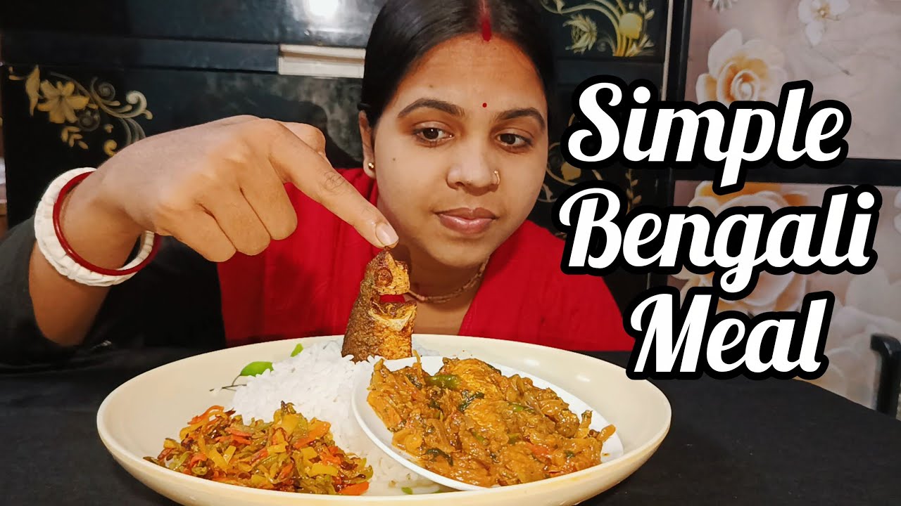 লাউয়ের ছিলকা ভাজি + গাজর আলু ভাজি | বাটা মাছ টমেটো ভুনা | ঘরোয়া Bangla Food রান্না 😋