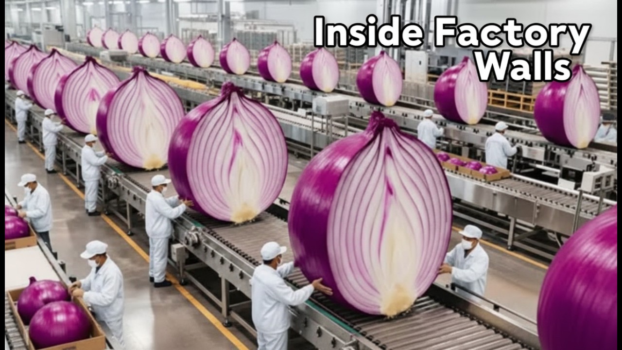 Inside a Modern ONION POWDER Factory: From Fresh to Fine Powder