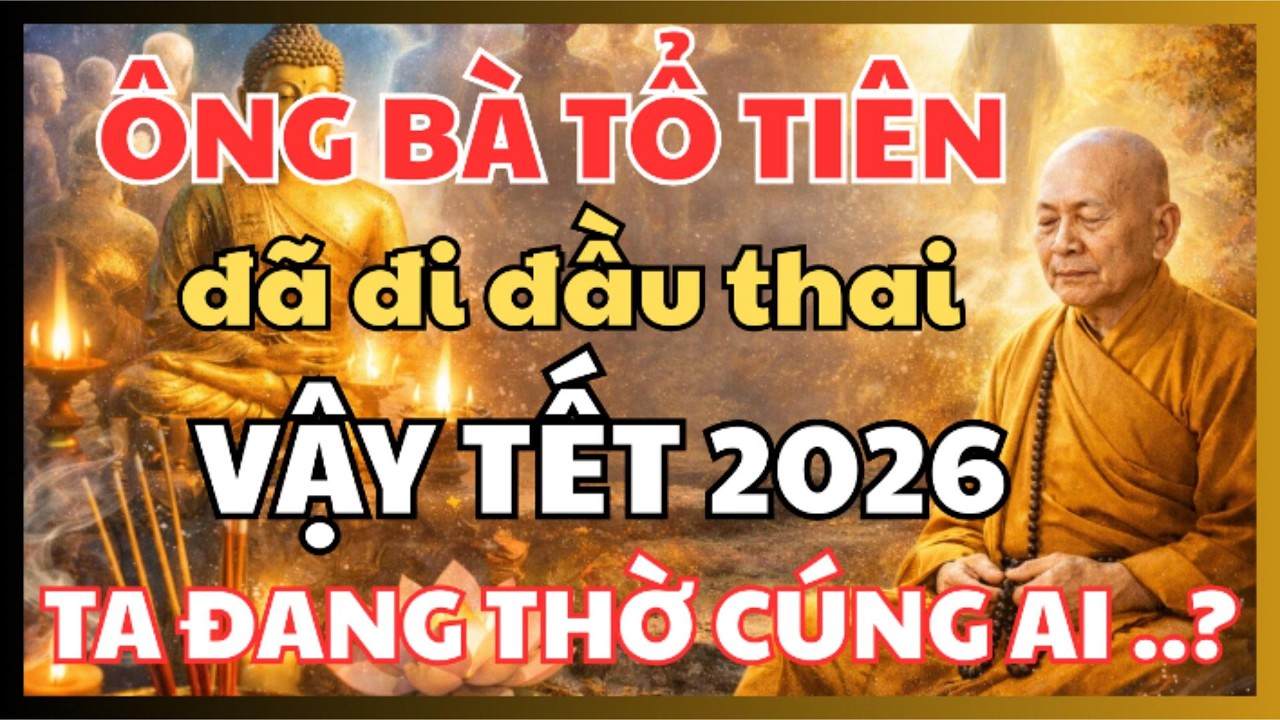 ÔNG BÀ TỔ TIÊN ĐÃ ĐI ĐẦU THAI: TẾT 2026 BẠN ĐANG THỜ AI? SỰ THẬT ÍT NGƯỜI DÁM NÓI