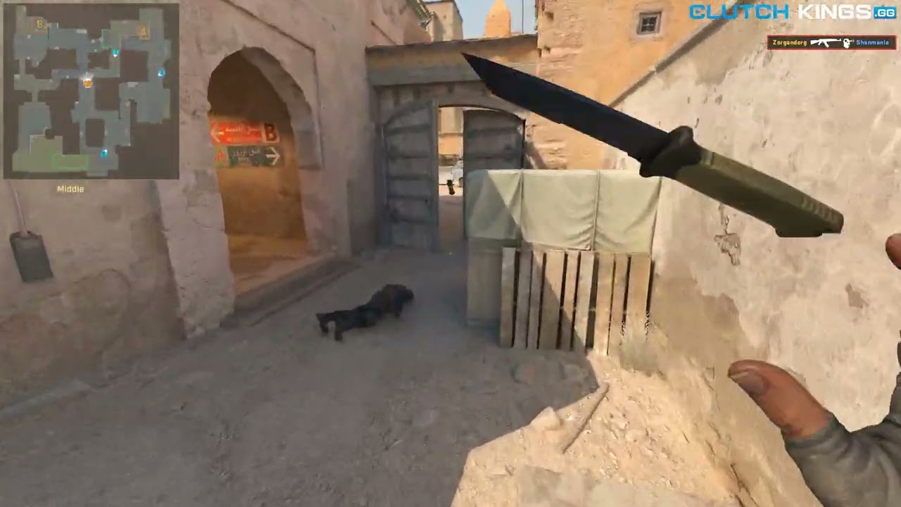 [cs2] dust2 1v5