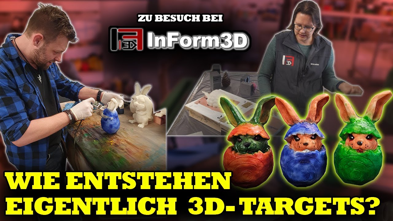 🏹 Wie werden eigentlich 3D- Targets hergestellt? Ein Besuch bei inForm3D  ! 🌟 #madeingermany #fyp