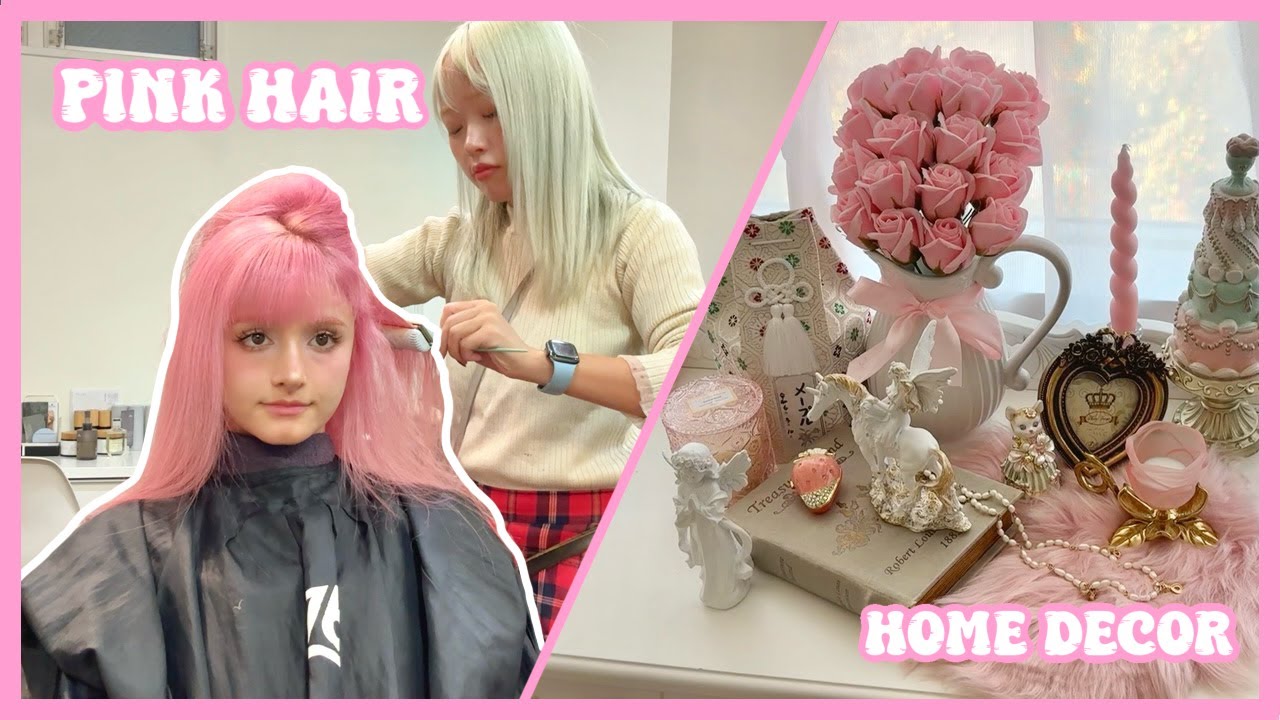 Winter Day in Tokyo // Pink Hair Touch Up, Home Decoration, Soup!!