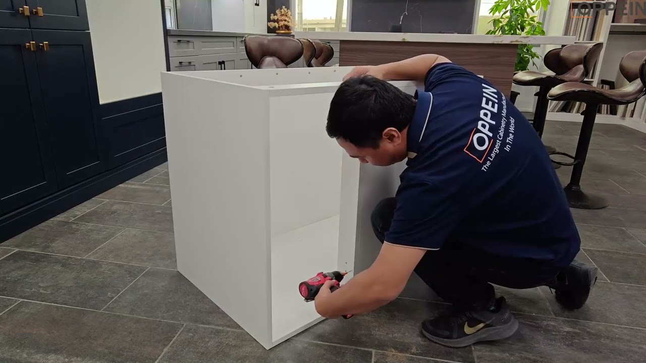 OPPEIN RTA Assemble Video - Base Blind Corner