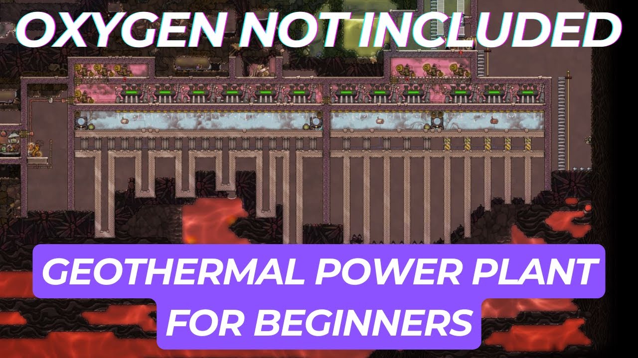 EASY GEOTHERMAL POWER in Oxygen Not Included for BEGINNERS