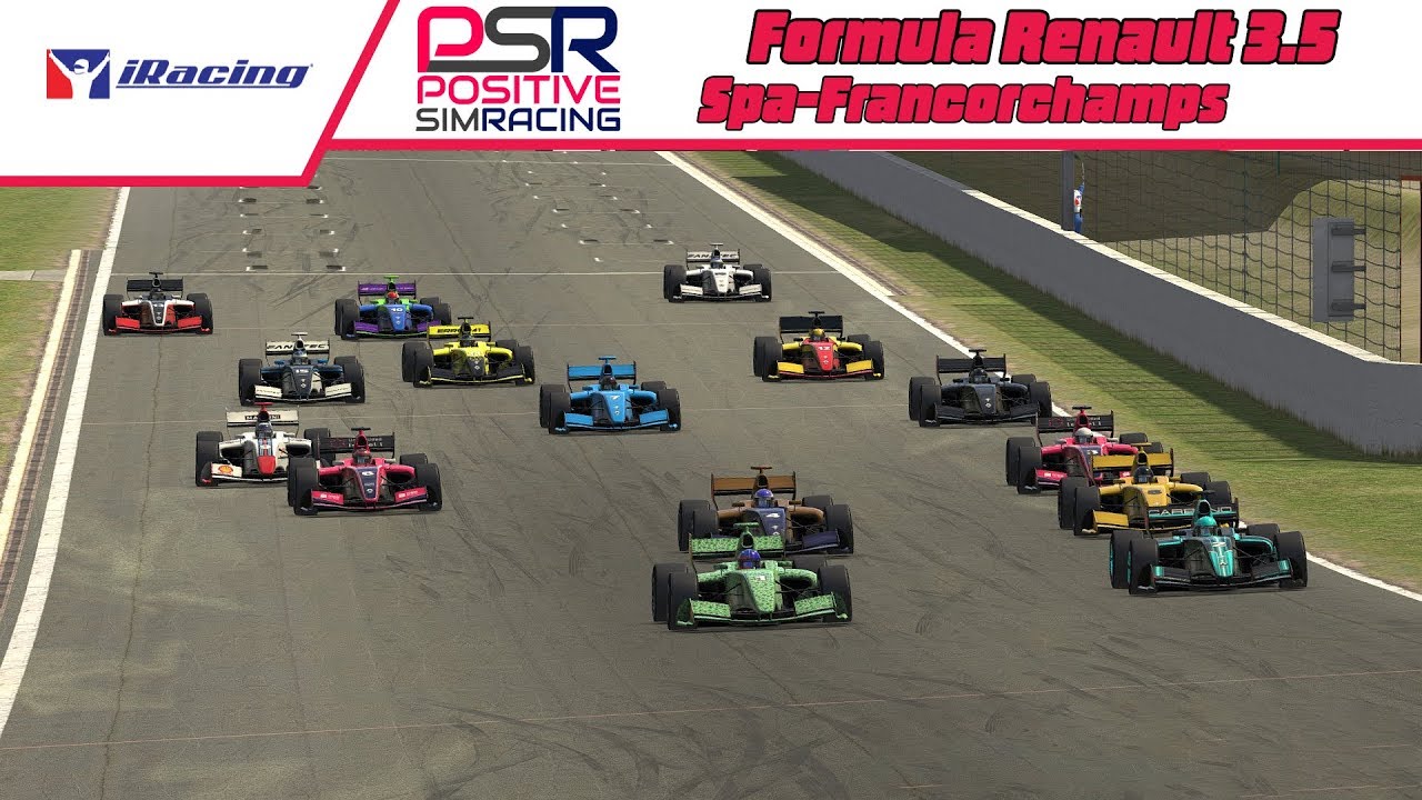 Крутая гонка в SPA в iRacing в Formula Renault 3.5