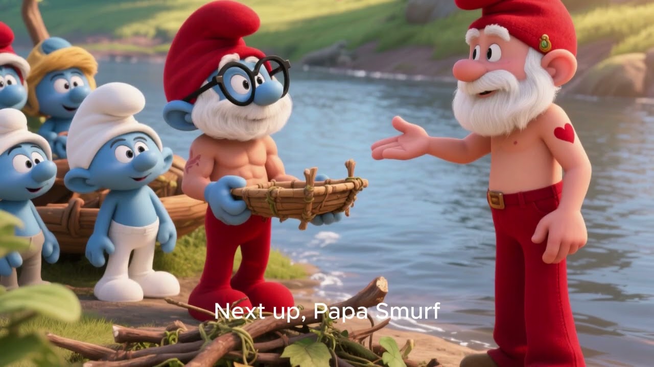 Smurfs learn about water activities