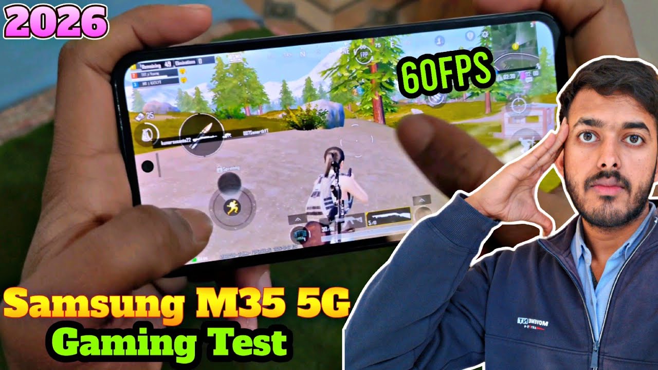 Samsung Galaxy M35 5G 🔥 2026 Extreme Gaming Test  Bgmi + Free Fire ✅️