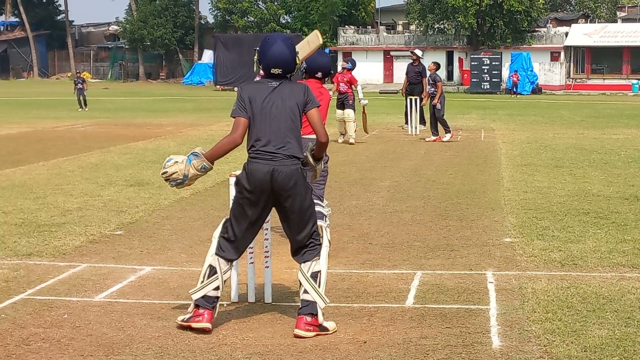 under 12 tournament MCC A vs. BHOSALE CA,  MCC A bat 2nd