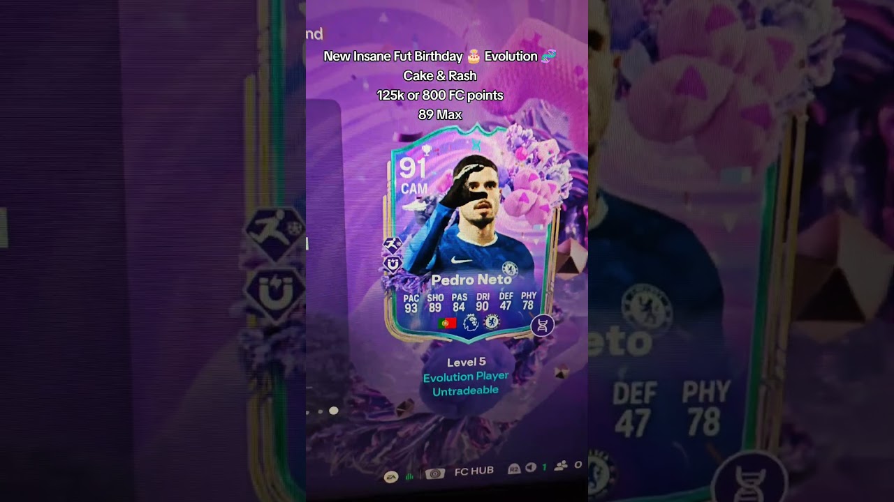 New Evolution Cake & Rash 🎂 #fc26 #fifa #ultimateteam